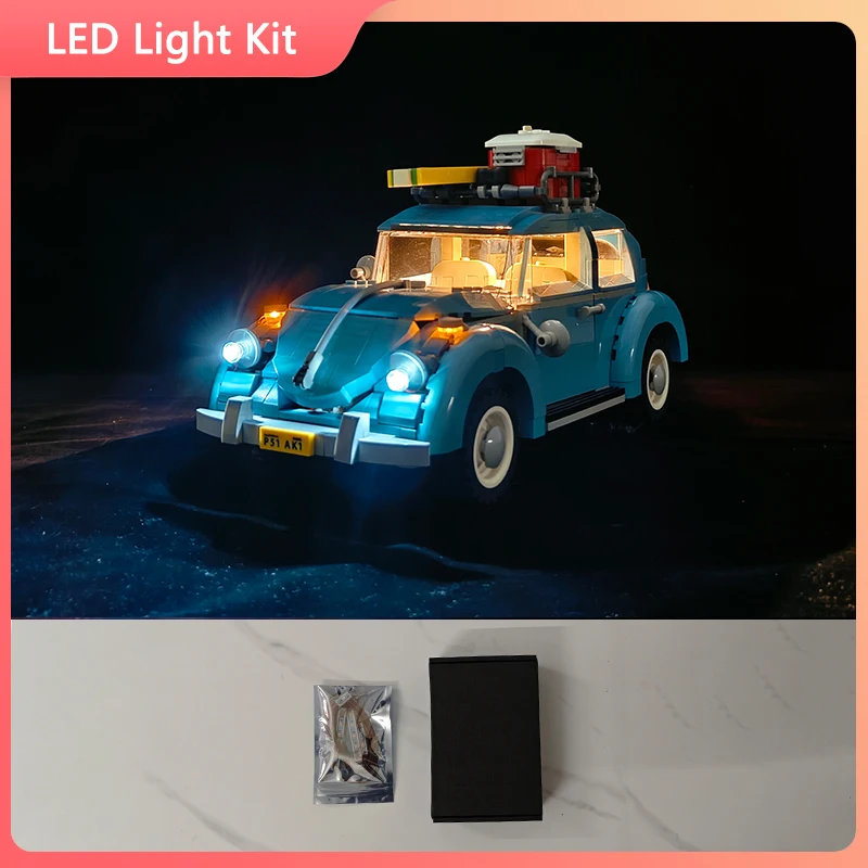 Light Kit For 10252 Volkswagen Beetle Model DIY Toys （Only Lighting Set Not Included Building Blocks）