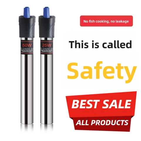 Fish tank heating rod, automatic constant temperature heater, small electric heating rod for tropical fish, aquarium heating rod