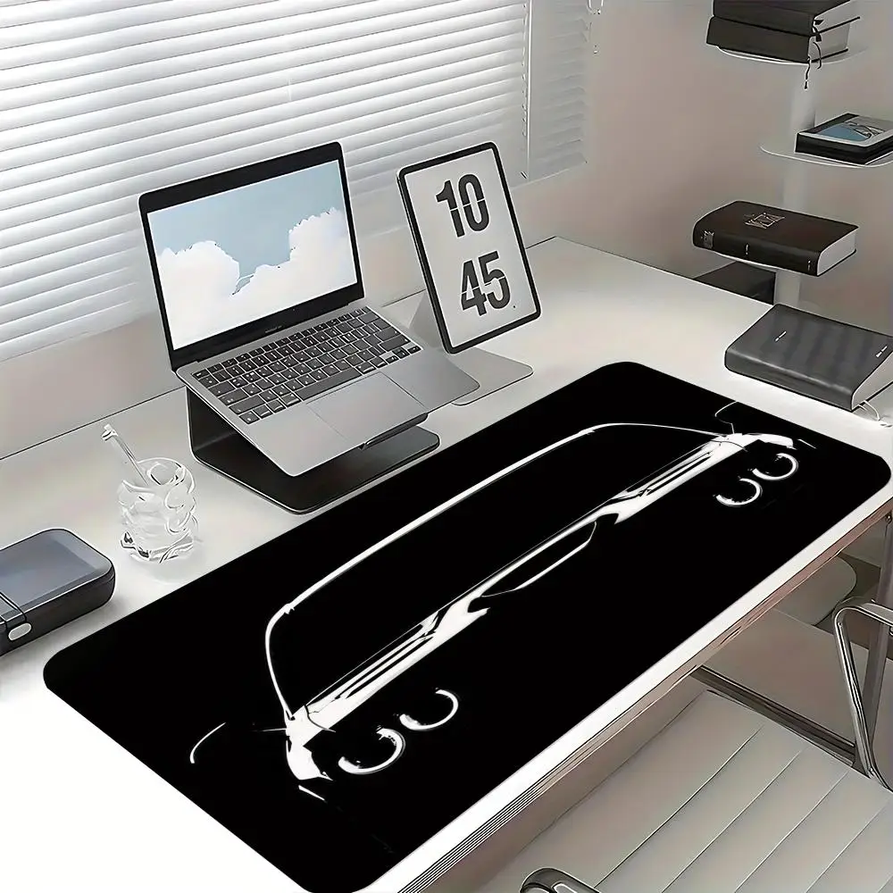 

Black supercar Mouse Pad Large Computer Office Game Table Mats XXL Rubber Anti-slip Gaming Keyboard Mousepads Long Desk Pads