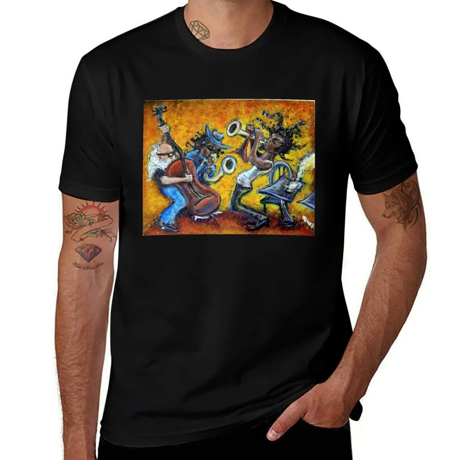 

The Jazz Trio T-Shirt Sweat Absorbing Sports Tee Shirt