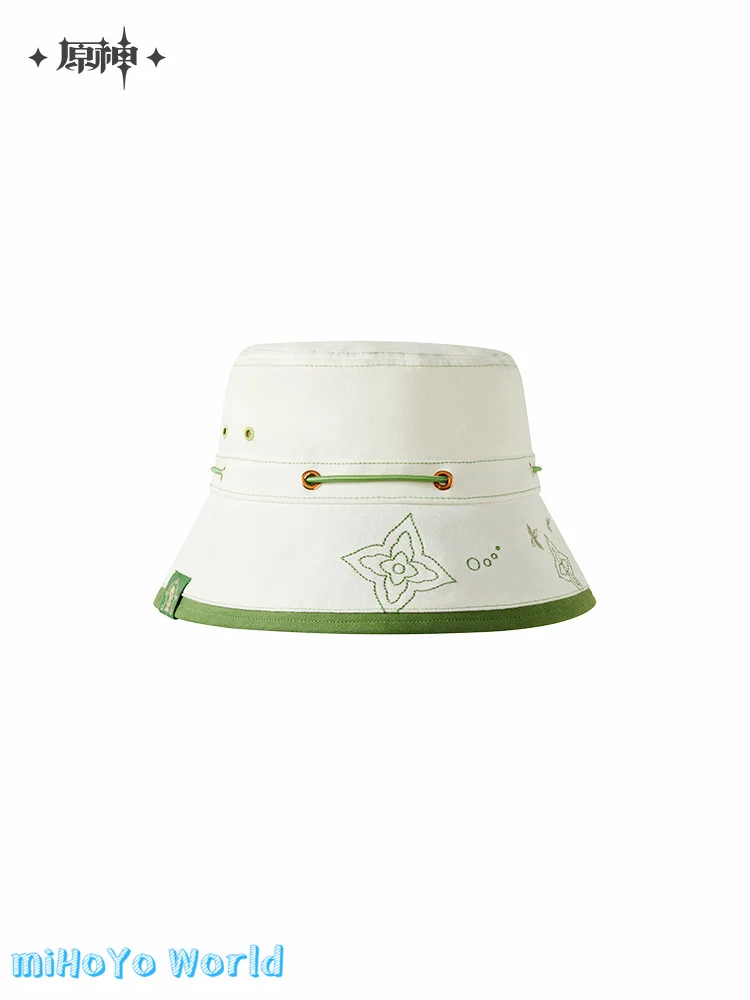 MiHoYo Official Genshin Impact Nahida Bucket Hat Doujin Nahida Theme Series Suit Grass King Cute Accessory Sumeru Birthday Gifts