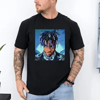 Vintage Casual Cotton Juice WRLD T Shirt Men Women Retro Design High Quality Tee Rapper Men T-shirt Unisex Top Tees Ins Y2k