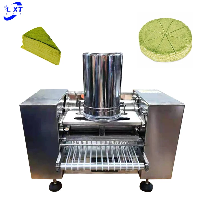 Fully Automatic Commercial Birthday Crepes Pancake Maker Electric Thousand Layer Crepe Cake Making Machine