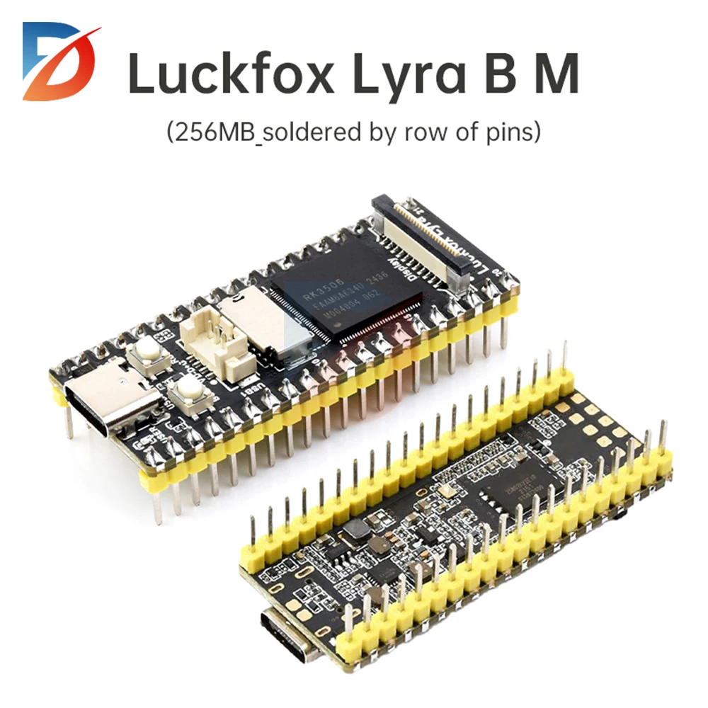 Luckfox Lyra B 256MB Flash Luckfox RK3506G2 Micro Linux Development Board Tri-core Processor For MIPI/DSI Display Cortex-A7