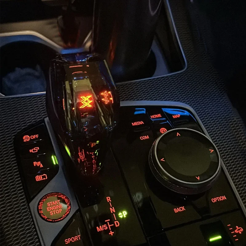 

Crystal Gear Shift Knob 4-Piece Set for BMW 3 4 8 Series X3 X4 X5 X6 X7 Z4 I4 G26 G20 G16 G01 - Gear Lever Upgrade