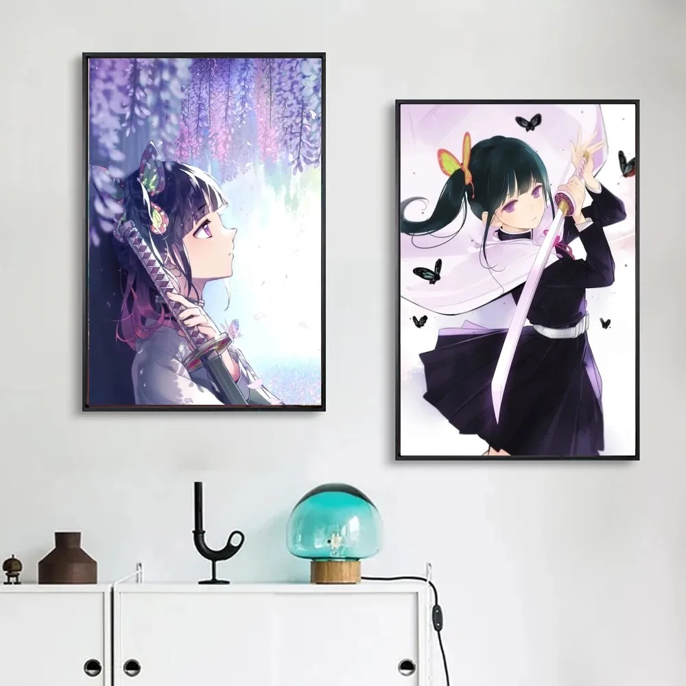 1pc Tsuyuri Kanao Anime Demon Slayer Blade Poster Poster Art Print Bar Living Room Furniture Decor