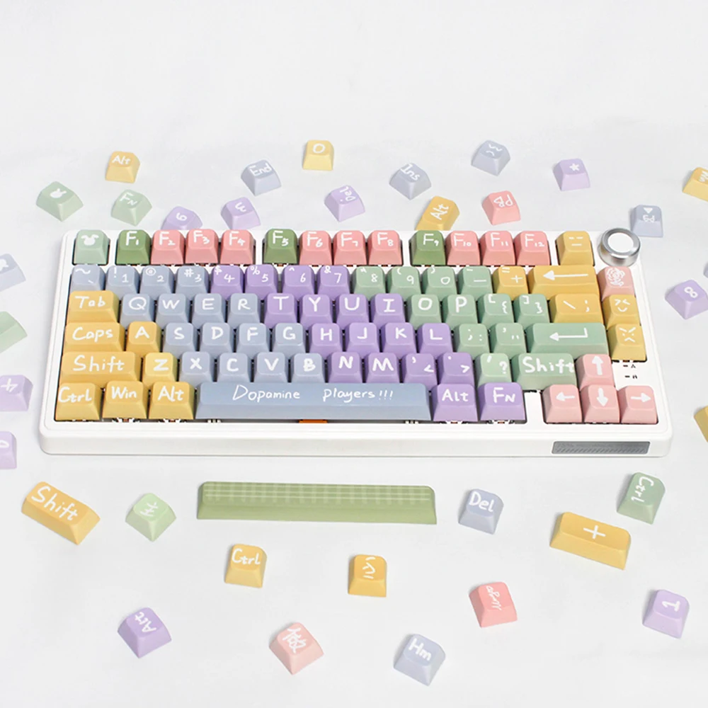 

Dopamine Keycap XDA Profile PBT Keycaps 133 Keys For Mx Switch Mechanical Keyboard Custom Cute Anime Key Caps personalizadas Set