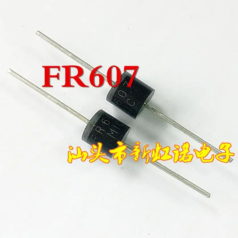 5Pcs/Lot New Original Diode FR607 = FR608 Fast Recovery Diode 6 A-1000-V Integrated circuit Triode In Stock In Stock