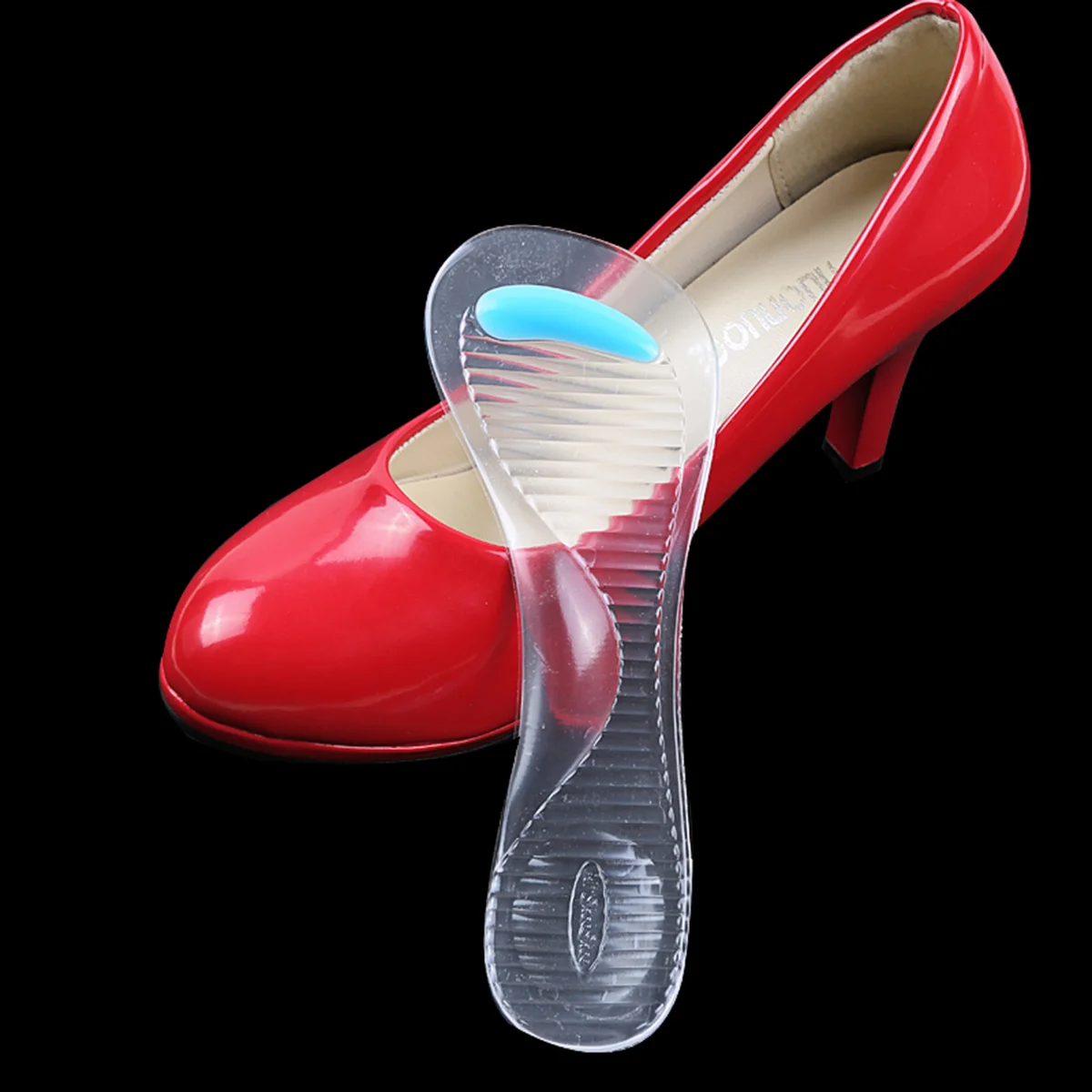 

Massage Anti-wear Foot Pads Gel Insole Heel Inserts Women Insoles Shoe High Heels Cushion for Shoes Thicken