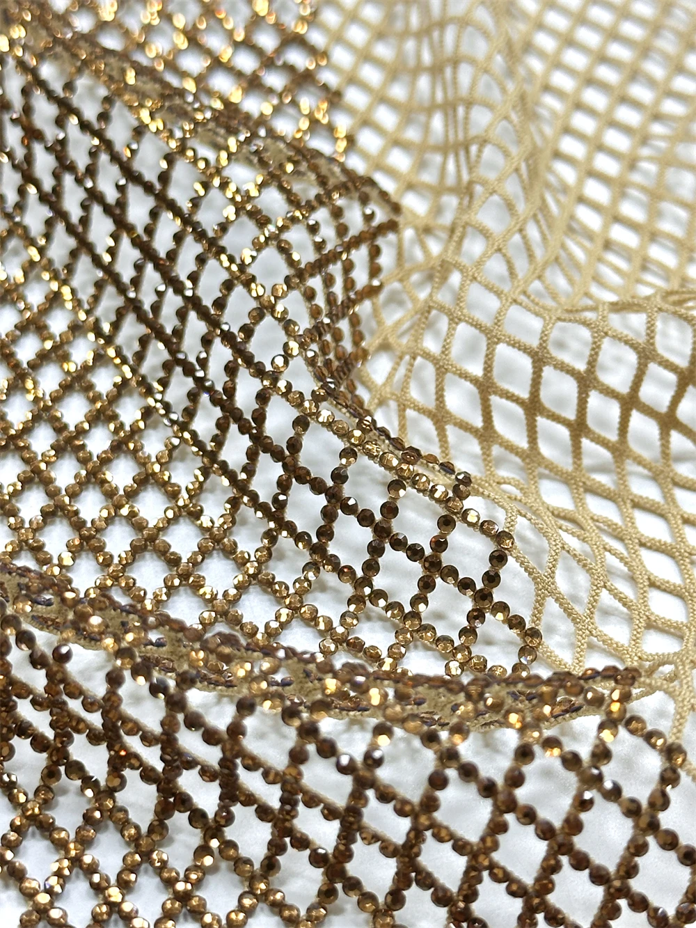Multicolor Large grid Middle East brick Rhinestones Mesh Applique Trim Fabric Crystal Sewing Strass Tape Net DIY Dress Clothes