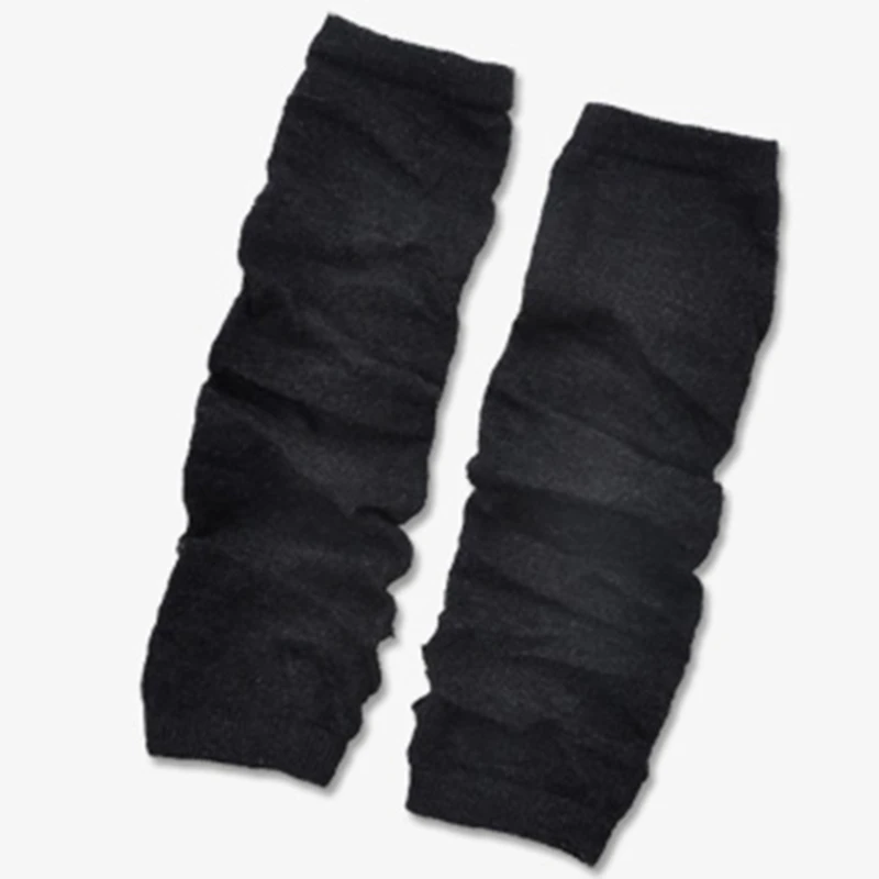 1 Paar Unisex Fäustlinge Ärmel Frauen Fahr handschuhe Frauen halten warm gestrickte lange finger lose Handschuhe Mädchen schwarz Mode Goth Handschuhe