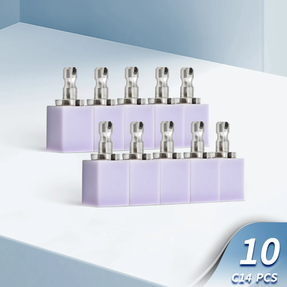 

Блоки E-max CAD из дисиликата лития, 10 штук, высокопрозрачные, для виниров и коронок C14 HT/LT, для зуботехнических лабораторий CAD/CAM