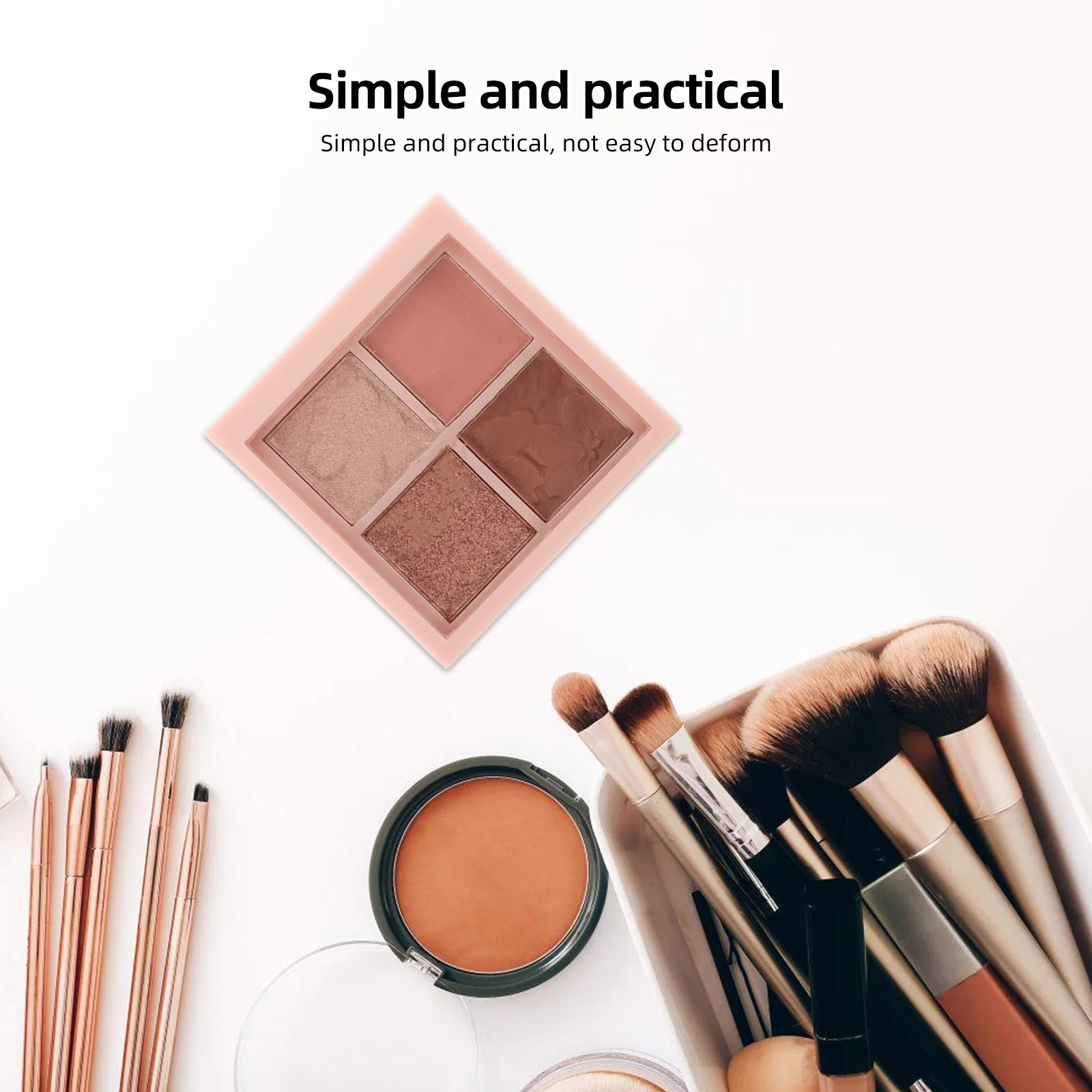 Palette di ombretti Matte Shimmer Dimensioni altamente pigmentate a lunga durata Impermeabile compatto per tutti i giorni drammatici