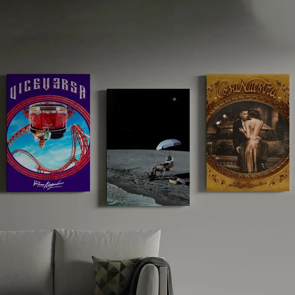 

Rauw Alejandro Poster Prints Canvas Painting Wall Art Picture Living Room Home Decor Tracklist Music Album Cover