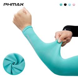 PHMAX Men's and Women's Cycling Arm Sleeves, Breathable Anti-ultraviolet Ice Silk Arm Sleeves, Fitness Basketball Summer Sports