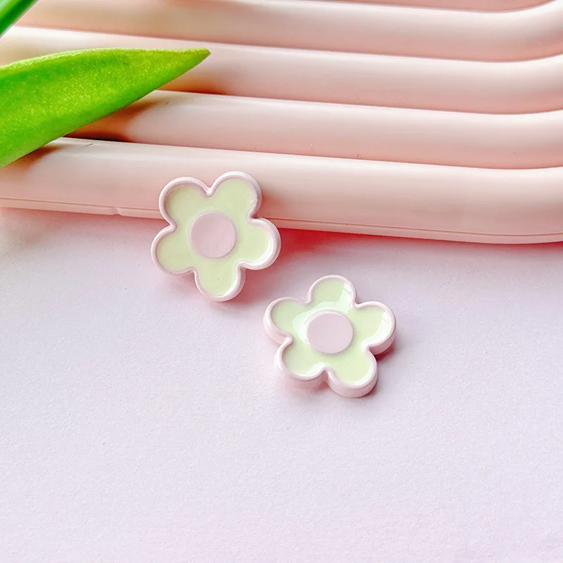 5 قطعة القوس البولكا نقطة الاكريليك DIY مجوهرات اكسسوارات كريم الغراء قضية الهاتف المحمول دبوس الشعر اكسسوارات الشعر مادة مسطحة كاملة #4