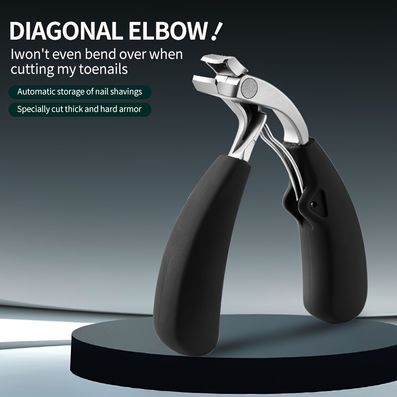  Professional Grade Concave Stainless Steel Nail Clippers for Thick Nails and Ingrown Toenails Sharp Curved Blade for Easy Trimmi 