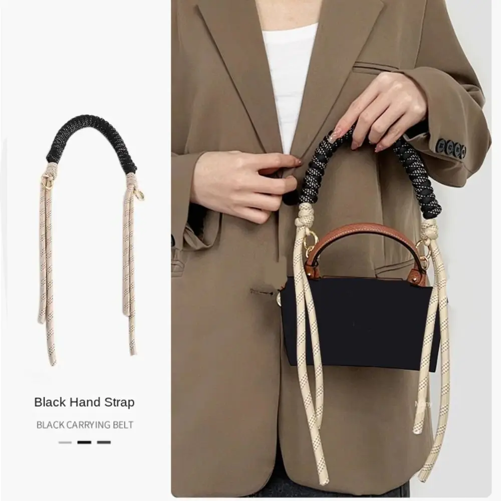 New Braided Bag Strap HandMade Universal Woven Strap Transformation Bag Short strap Shoulder Bag Strap Handbags