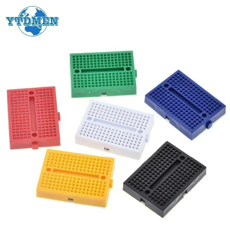 6/7pcs SYB-170 Breadboard Solderless Prototype Test Board ZY-25 PCB Circuit Board Test Boards Mini DIY Kit 6 Colors/7 Colors