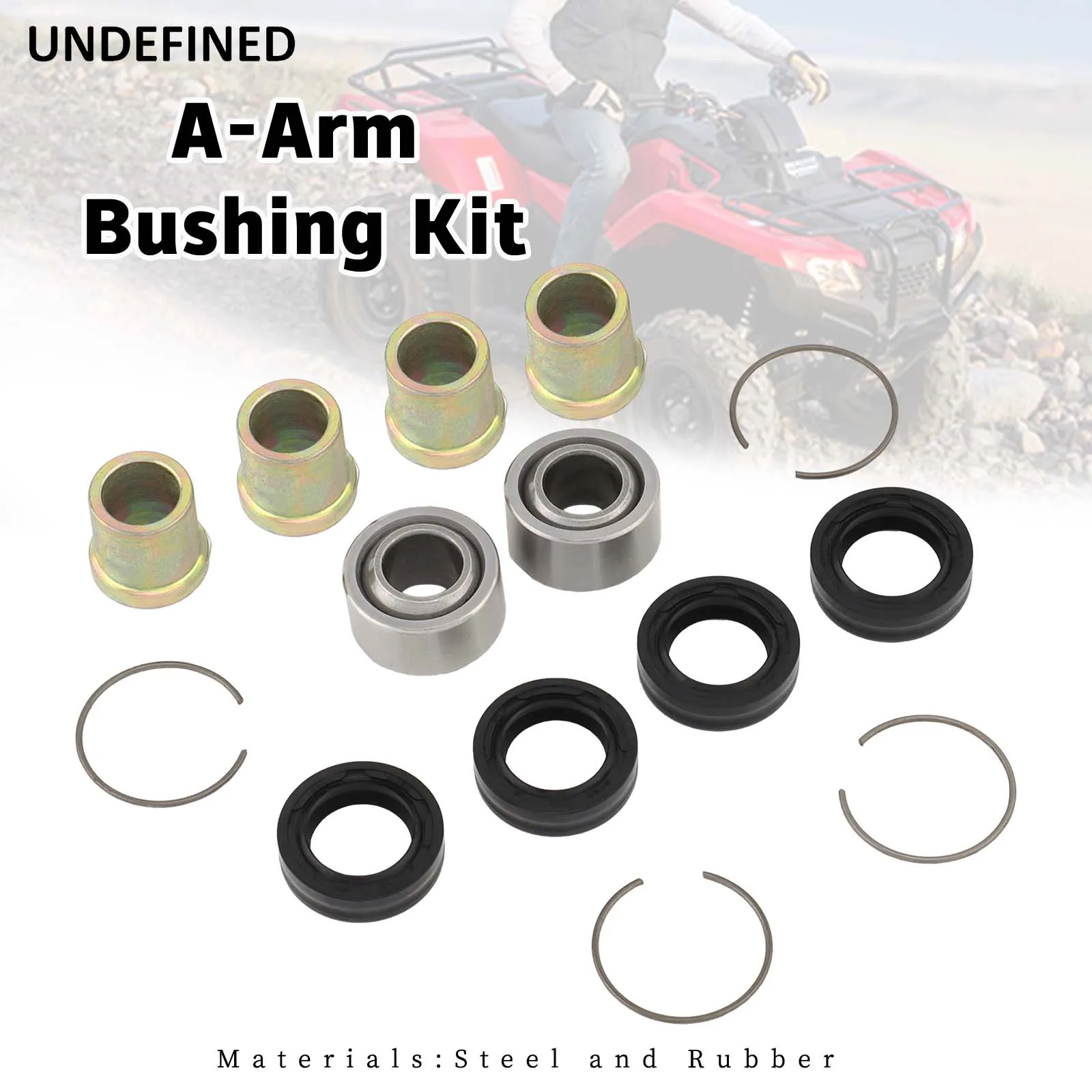 

Motorcycle Arm Bushing Shaft Kit For Honda Fourtrax TRX250X 1987-1992 Odyssey FL400 1989-1990 Sportrax TRX300 EX 1993-2008