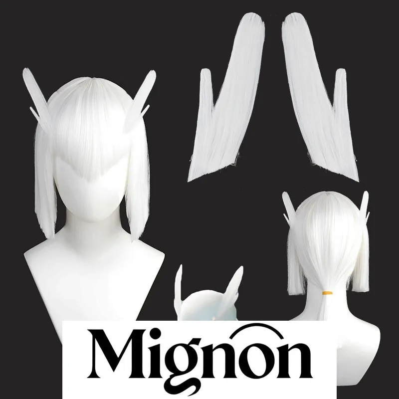 Sky: Children of the Light cosplay wig white with feather ears Halloween gift