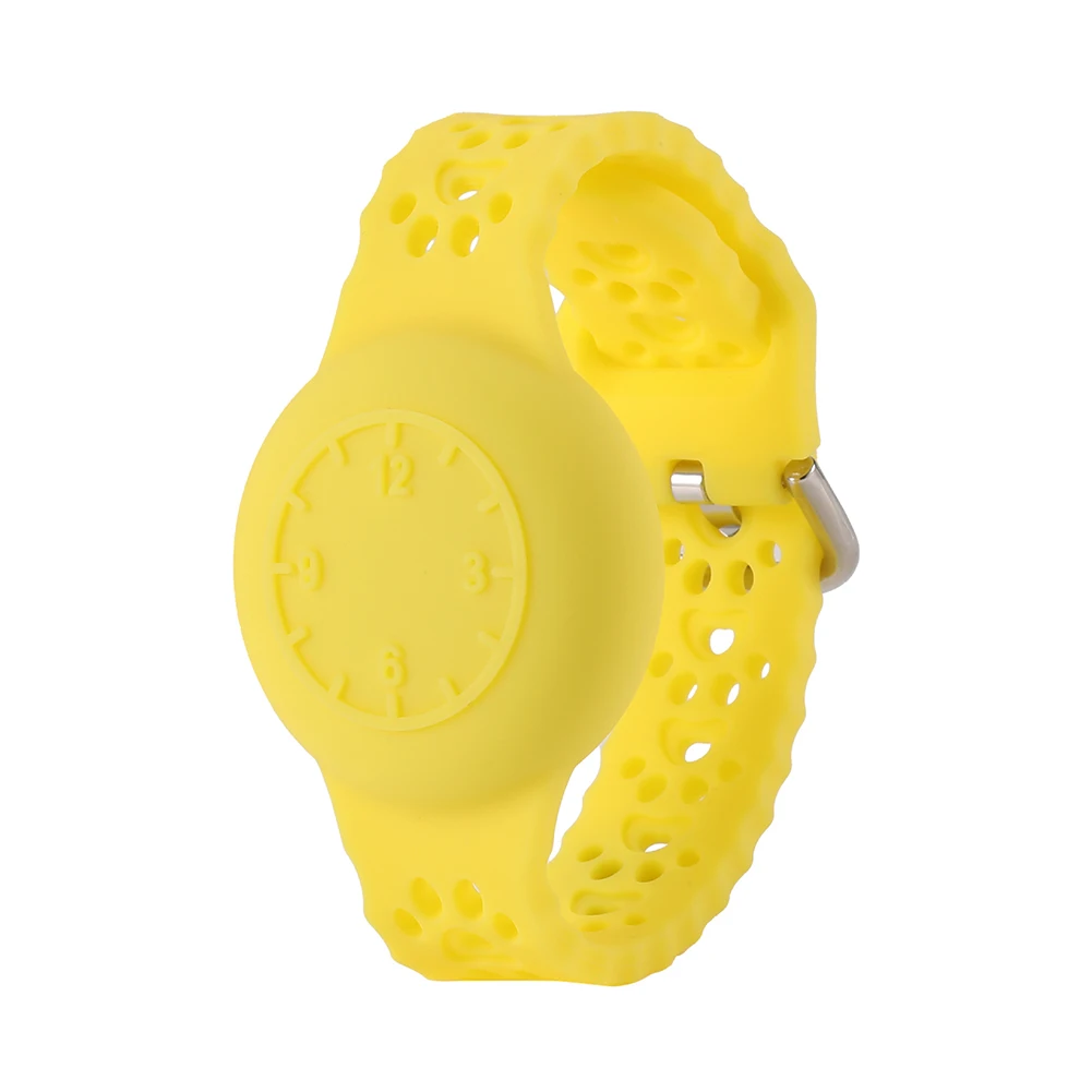 Gelang Anak pola cakar kucing lucu gelang anak tahan air gelang anak casing penyangga silikon untuk Apple Airtag gelang penahan