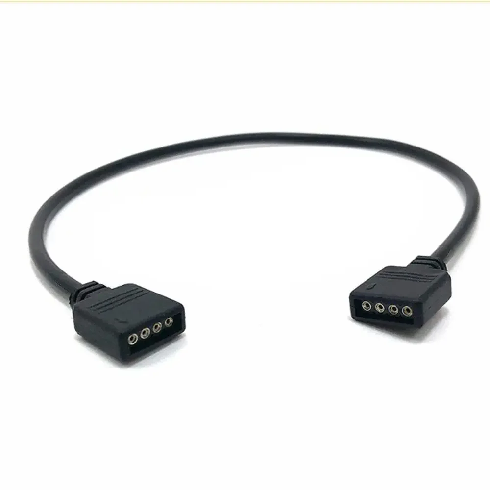 Lamp belt routing Bar Extension Cord 3528 5050 Cable Wire Aadapter LED Splitter Connector Plug 4Pin RGB