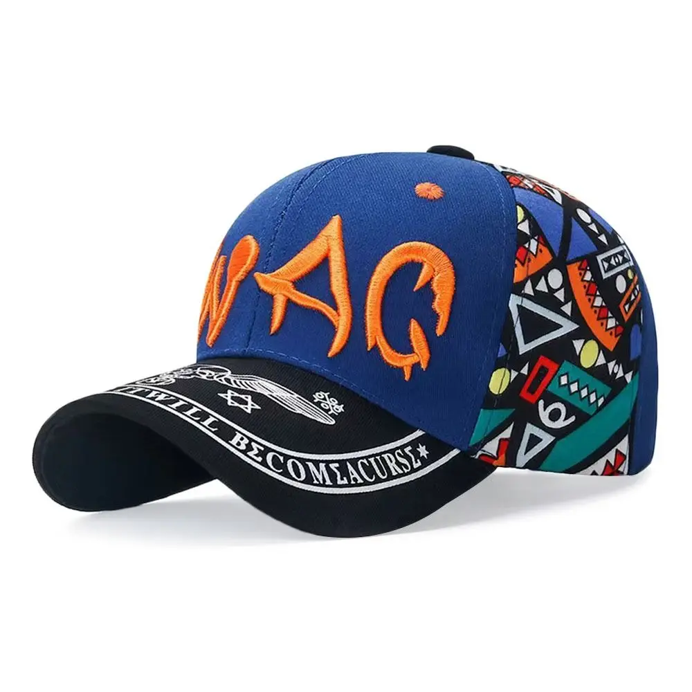 Berretti da baseball estivi moda hip-hop lettera ricamo berretti snapback casual cappello da papà regolabile vintage uomo donna