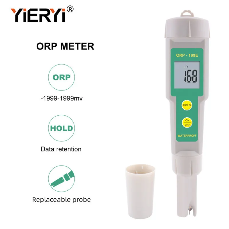For ORP-169E water quality pen, pen ORP meter sea tank water quality ORP measurement redox potential, negative potential test