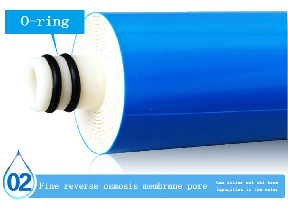 Free Shipping 100gpd VORM RO Membrane + 1812 RO Membrane Housing + Reverse Osmosis Water Filter System Parts