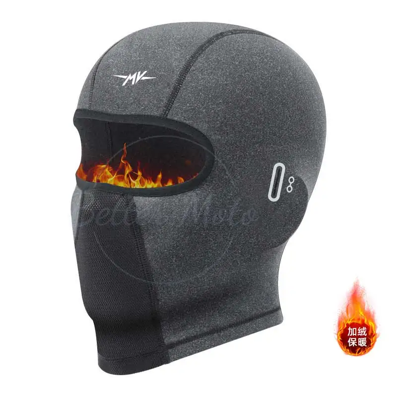 for mv ROCKBROS Balaclava Men's Hat Winter Women Motorcycle Mask Warm Cycling Helmet Liner Caps Windproof Breathable Washable Eq