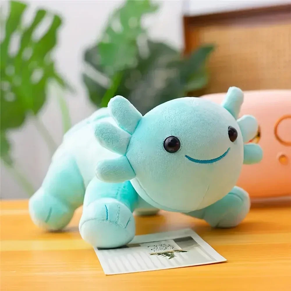 25 cm Kawaii Cartoon Salamander Doll Axolotl Peluche Peluche Peluche Bambola Bambino Bambini Regalo di compleanno Room Decor