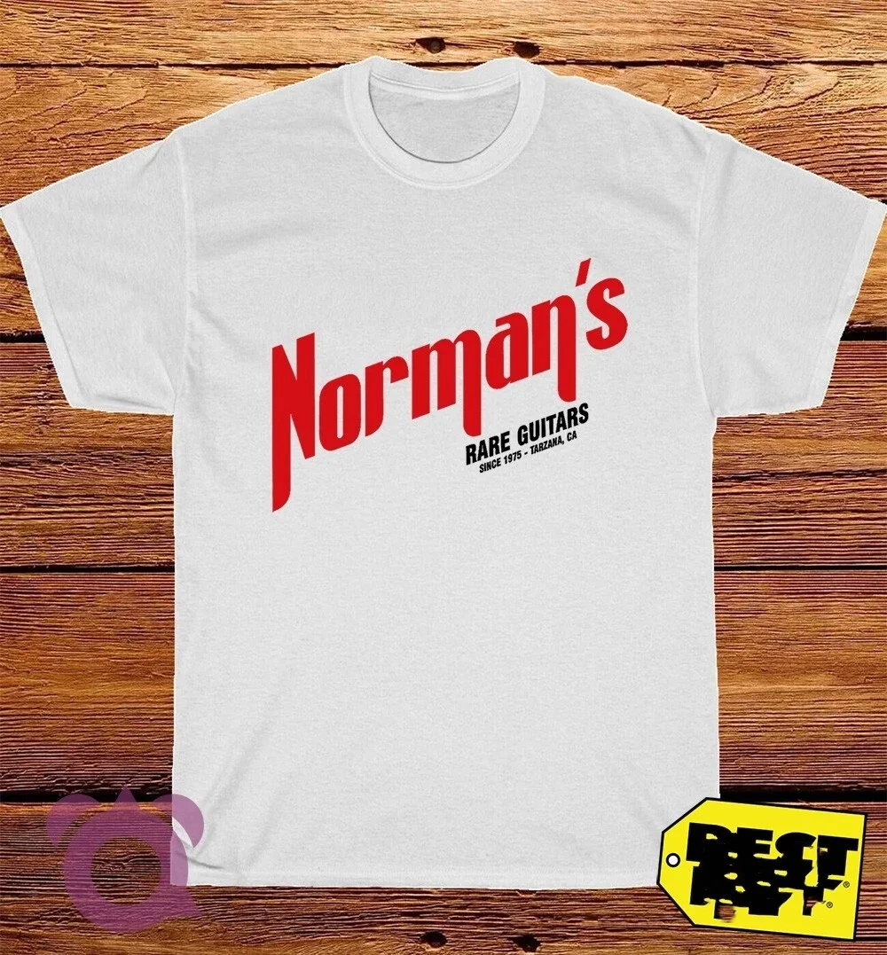 

2025 Summr New Hot Norman's Rare Guitars Logo Men's Funny T-shirt Cotton Round Neck T-shirt for Men and Women