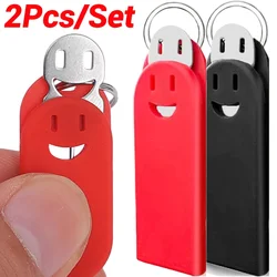 2 Stuks Creatieve Simkaart Verwijdering Tool Telefoon Chip Simcard Ontgrendeling Lade Uitgeworpen Pin Naald Anti-Verloren Opener Ejector Met Opbergdoos