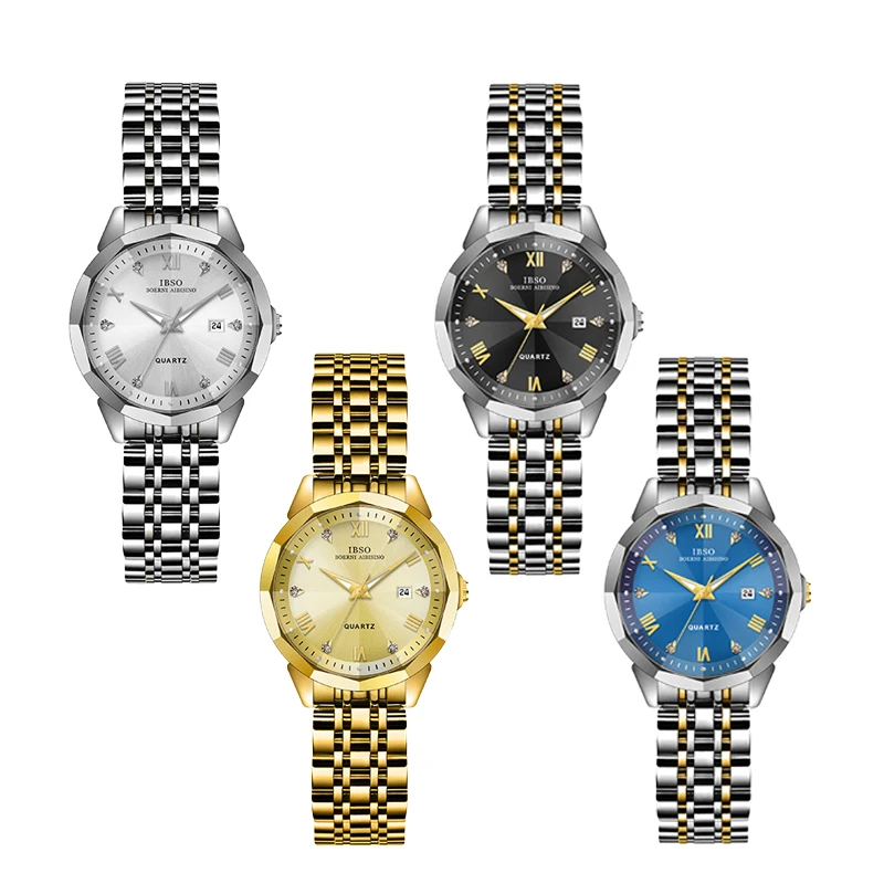 Vintage Women Wristwatch Steel Blue Dial Waterproof Elegant Small Handwatch Female Gifts 2025 Original Brands Lady Watch Golden