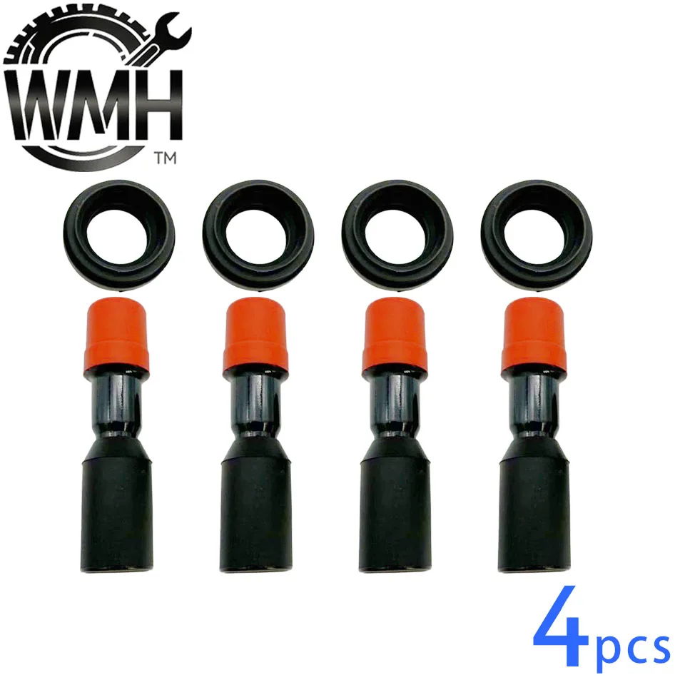 4/8/16Pcs 30520-PWC-003 Ignition Coil Rubber Boots fit for 2007 2008 Honda Fit 1.5L L4 Ignition Coils Pack 5