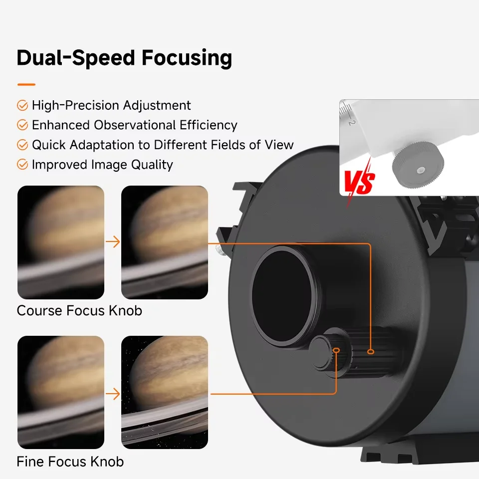 SVBONY MK127 127mm Telescope Kit f/11.8 Maksutov-Cassegrain OTA Complete Portable Ready-to-Use Set for Lunar, Planetary  Nebula