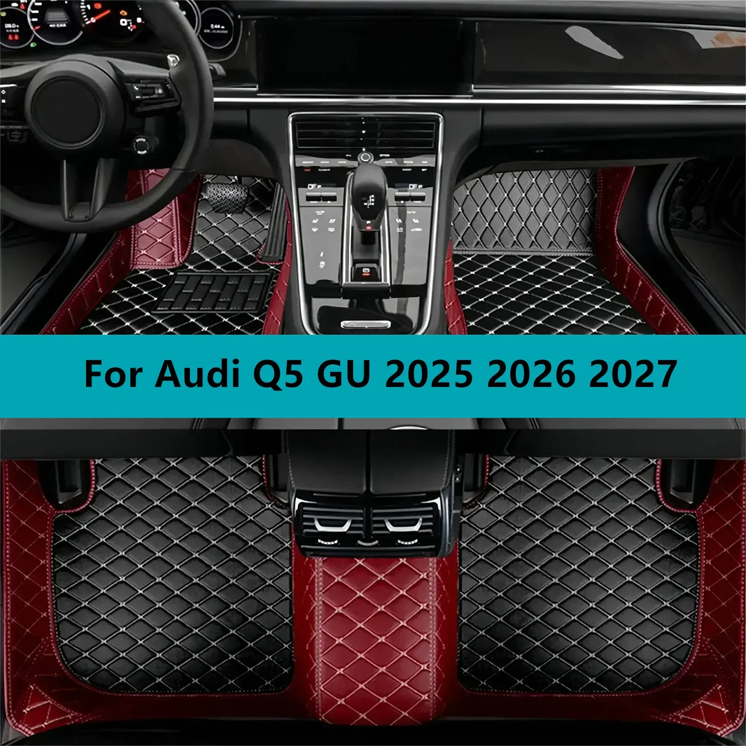 

Custom Car Floor Mats For Audi Q5 GU 2025 2026 2027 All Weather Waterproof Car Floor Mats Full Set