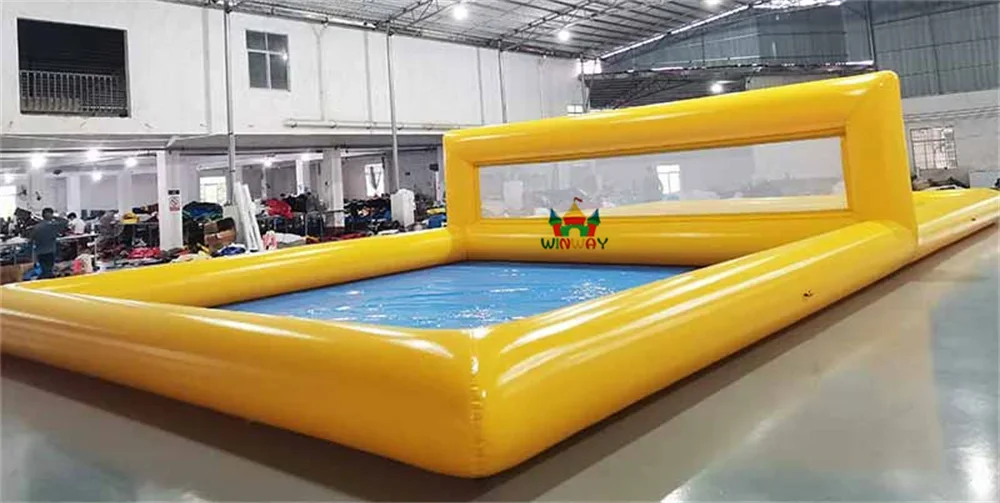 inflatable volleyball pool court volleyball swimming pool inflatable football pitch water volleyball inflatable