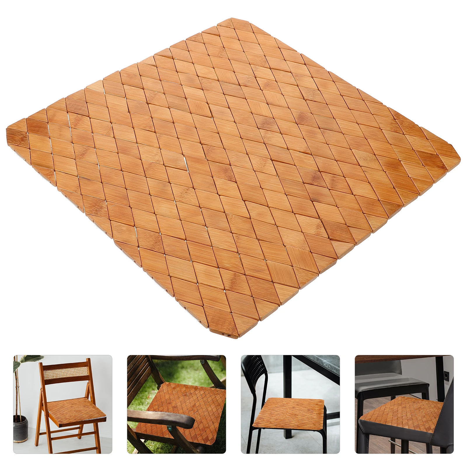 

Bamboo Mat Chair Cushion Cooling Pad Truck Seat Cover Cushions Pads Outdoor Car