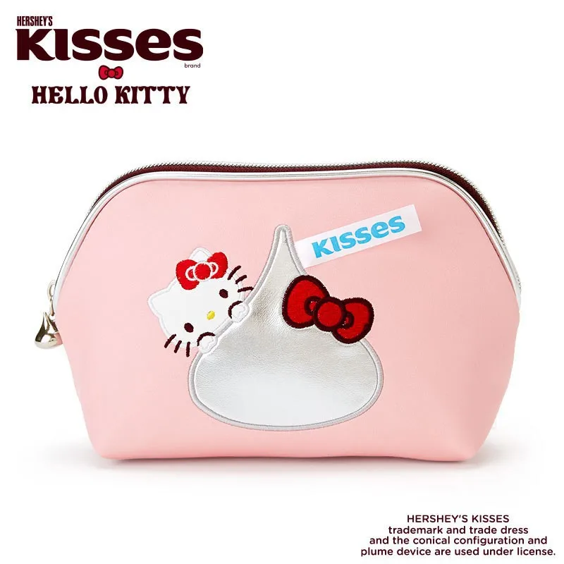 

Sanrio Hellokitty Bag Kawaii Cinnamoroll Chocolate Series Girls Small Bag Portable Hand-held Cosmetic Bag Coin Purse