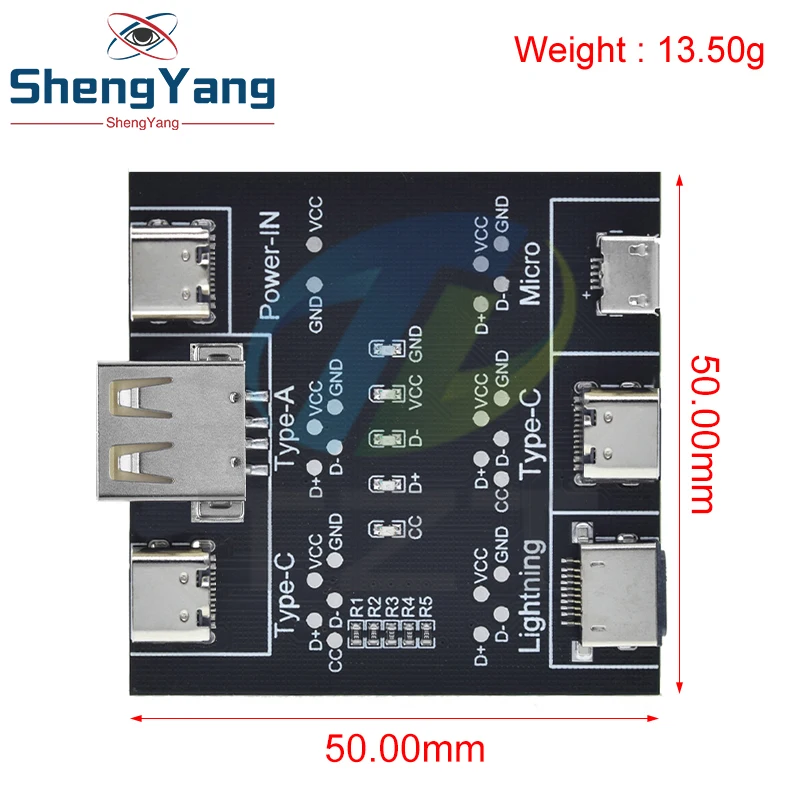 DT3 Data Cable Detection Board Type-C Micro USB C Cable Tester Short Circuit On Off Switching Diagnose Tool for iOS Android image 6