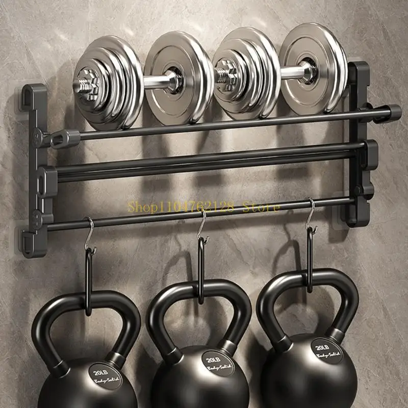 Настенная-складная-полка-для-обуви-2-х-ярусная-компактная-конструкция-для-ванной-комнаты-и-прихожей-без-сверления-лучшая-распродажа