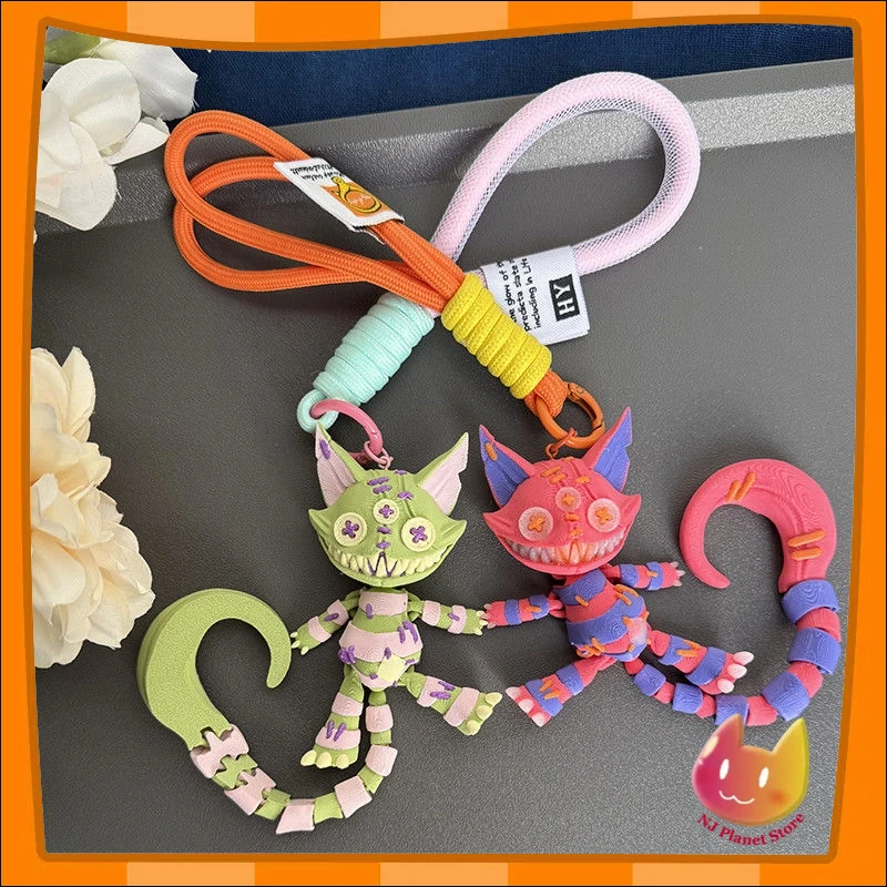 

Cheshire Cat Action Figure Horror Cat 21cm 3D Printing Anime Peripheral PVC Action Figure Desktop Decorate Crafts Gifts Toys
