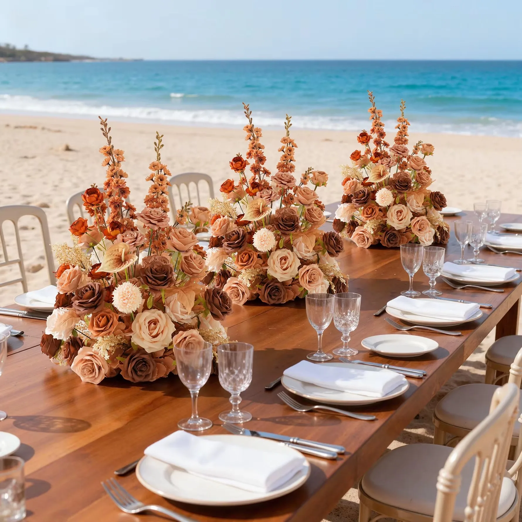 A8966 باقة زهور حمراء قائمة بذ - مراجعة Table Runner وسعره