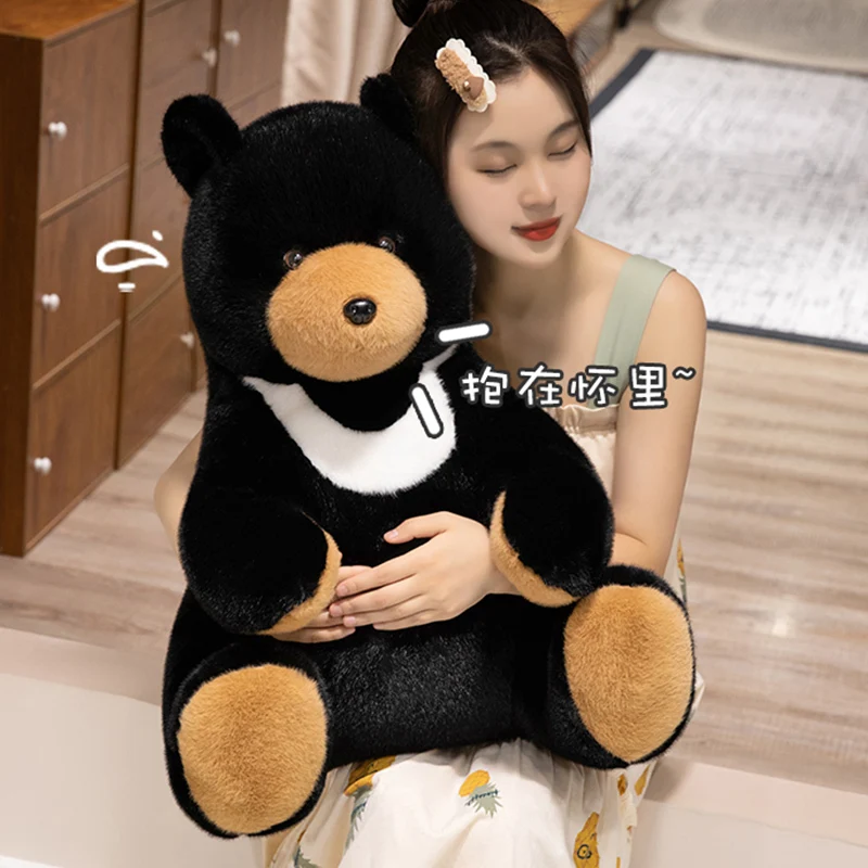 28-60cm Simulation echtes Leben Ursus Thibe tanus Plüschtiere Puppe niedliche Stofftiere lebensechte Eisbär weiche Kinderspiel zeug Kawaii Dekor