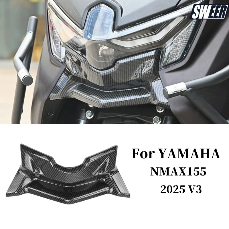 

For Yamaha NMAX155 2025 Year V3 Motorcycle Modification With Fixed Wing Decoration Front Decorative Shell Accessories