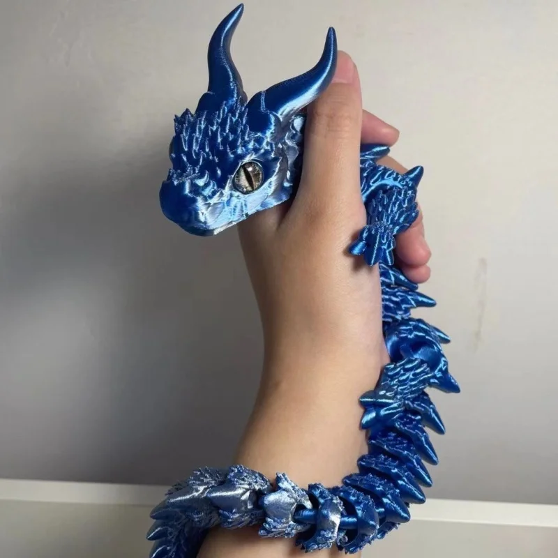 Amour et Espace Profond Sylus 3D Dragon Imprimé Jouet en Trois Dimensions Illimité avec des Articulations Mobiles dans Tout le Corps, Cadeau d'Anniversaire