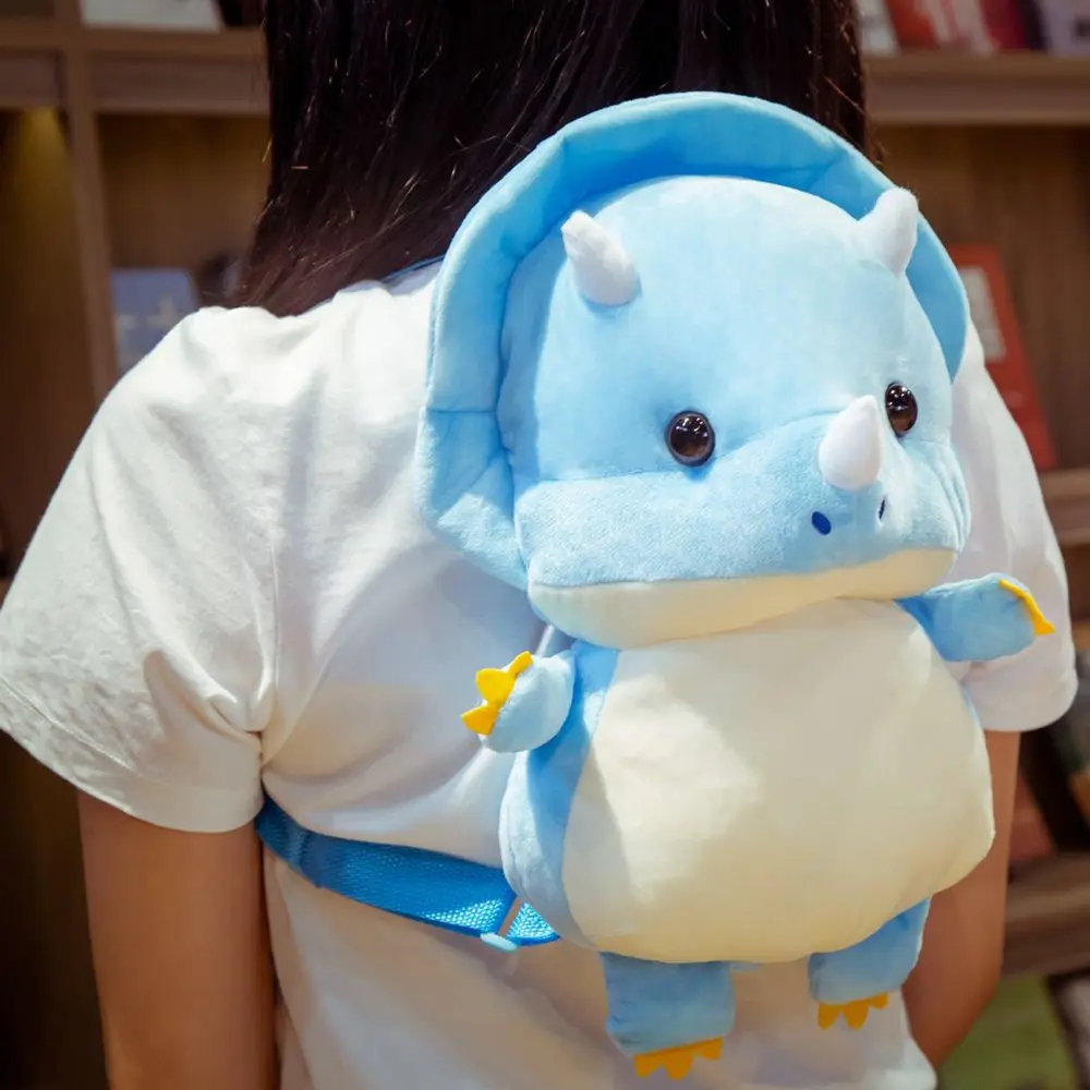 Dinosaurs Bag Kids Triceratops Doll Animal Toy Dinosaur Plush Schoolbag Plush Backpack Dinosaur Doll Tyrannosaurus Rex Doll