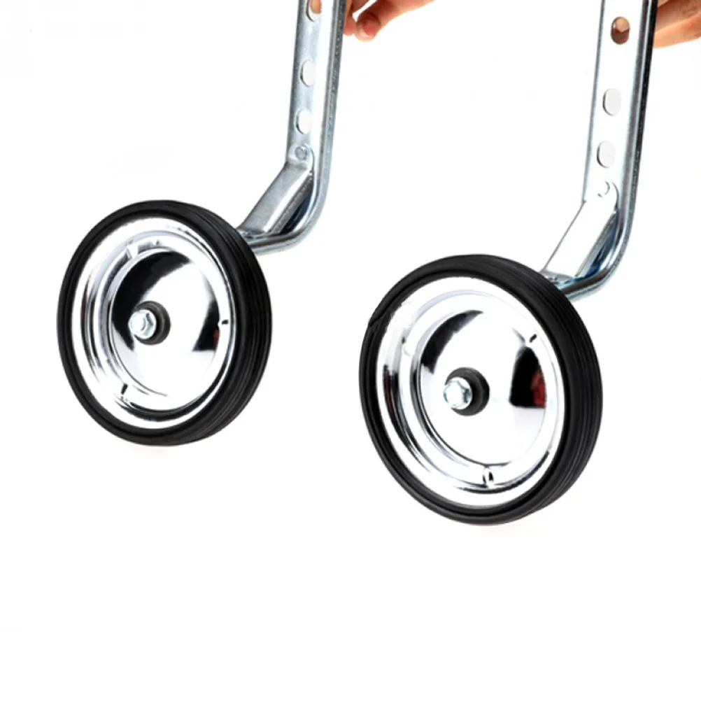 

Сверхмощные тренировочные колеса, универсальные регулируемые серебристо-черные детские велосипеды 12, 14, 16, 18, 20-дюймовый велосипед, балансировочный велосипед